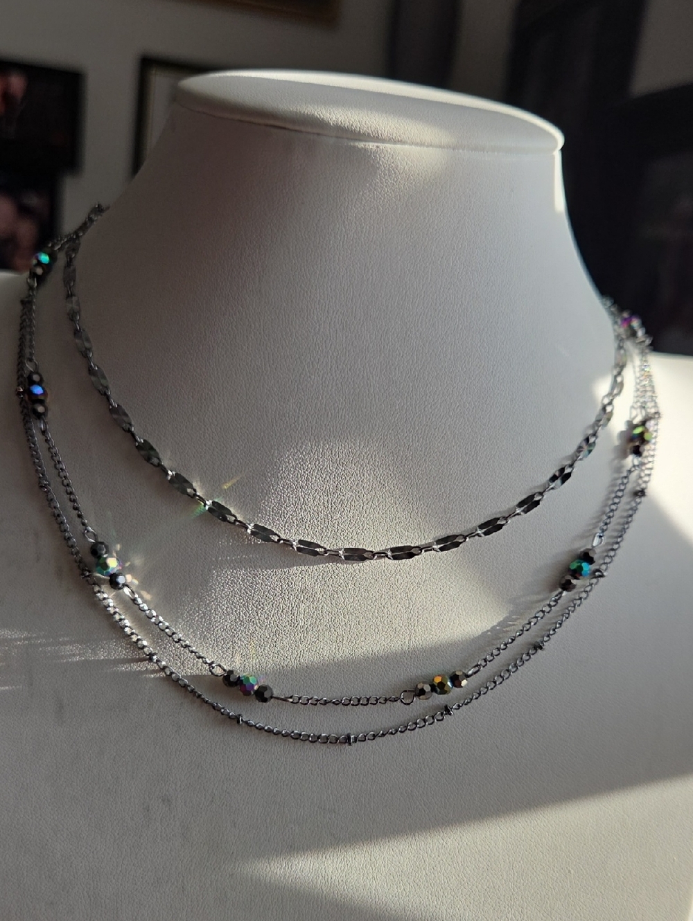 Paparazzi Luxe Layers Black Necklace NWT